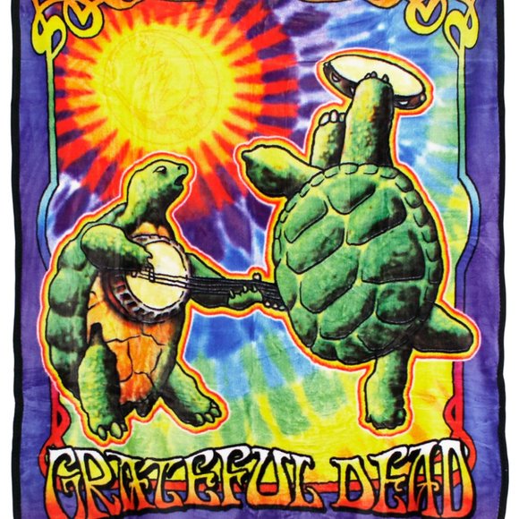 Grateful Dead Terrapin Sunshine Blanket ~ 50" x 60" ~ Officially Licensed ~ New! - Picture 1 of 5